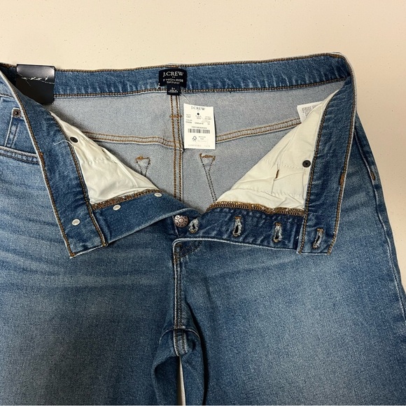 J. Crew High Rise Med Wash Button Fly Cotton Tensel All Day Stretch Jeans Sz 31 - Picture 11 of 16